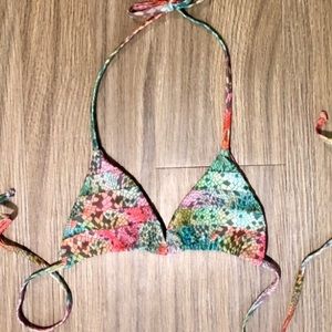 Stone Fox Triangle Bikini Top